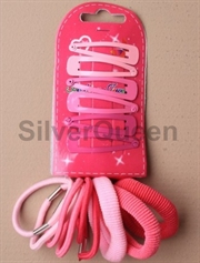 Lyserød-pink hår accessories
